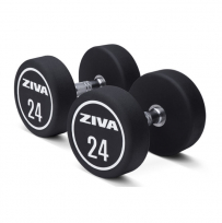 Гантели уретановые ZIVA ZXP-DBPU-8639 20 кг (пара)